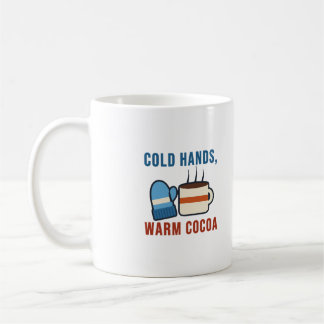 Caneca De Café Mãos Frias Cacau Quente Punho Aconchegante de Inve