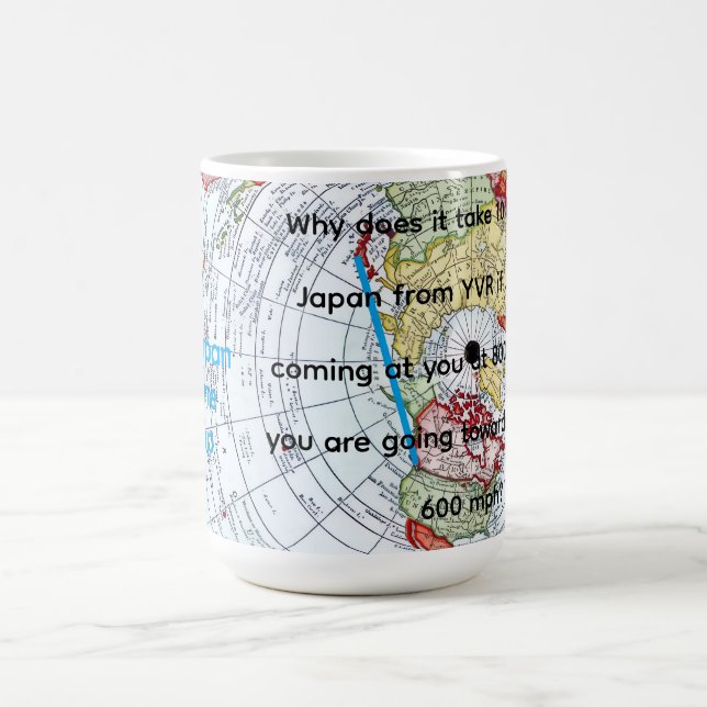 Caneca De Café Mapa Aéreo (Centro)