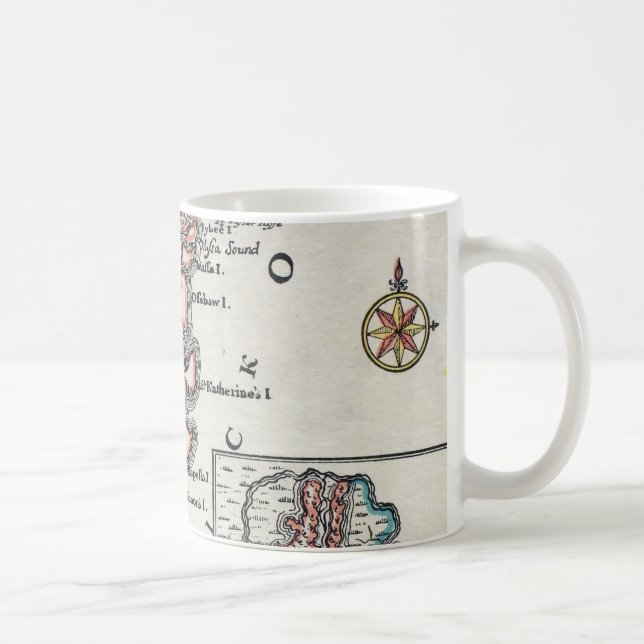 Caneca De Café Mapa: America do Norte, C1700 (Direita)