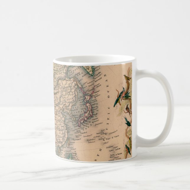 Caneca De Café Mapa antigo antigo inspirado (11) (Direita)