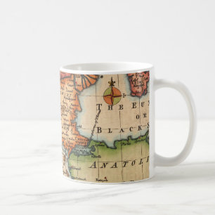Caneca De Café Mapa antigo antigo inspirado (2)