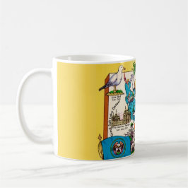 Caneca De Café Mapa Antigo de Utah