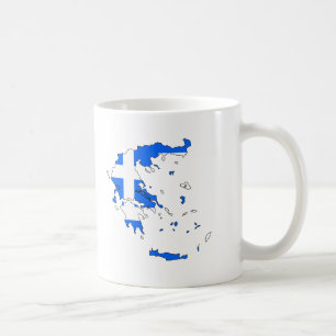 Caneca De Café Mapa da bandeira da piscina