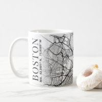 Mapa da cidade de Boston | Café Mug