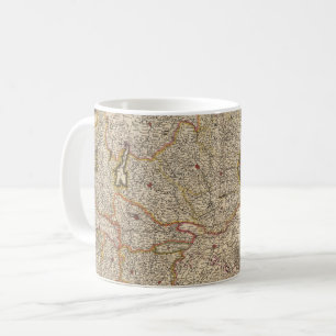 Caneca De Café Mapa da Região de Veneza, Itália