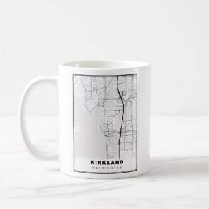 Caneca De Café Mapa de Kirkland