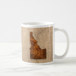 Caneca De Café Mapa de Spud Idaho