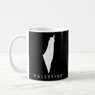 Caneca De Café Mapa do Amor na Palestina
