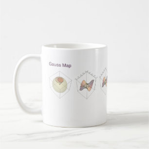 Caneca De Café Mapa do gauss