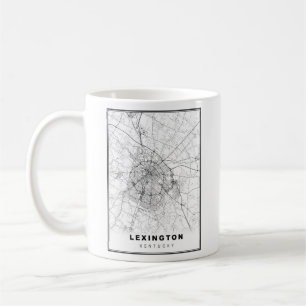 Caneca De Café Mapa do Lexington