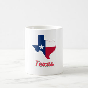 Caneca De Café Mapa do Texas