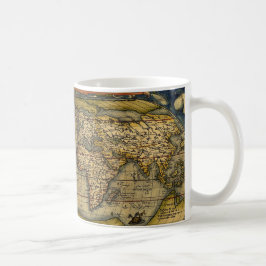 Caneca De Café Mapa do Velho Mundo