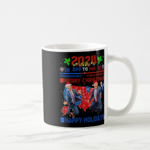 Caneca De Café Mapa Eleitoral 2024 Merry Christmas Trump Landslid
