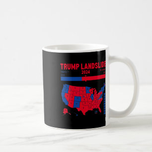 Caneca De Café Mapa Eleitoral 312 do Mapa Vencedor de Trump Lands