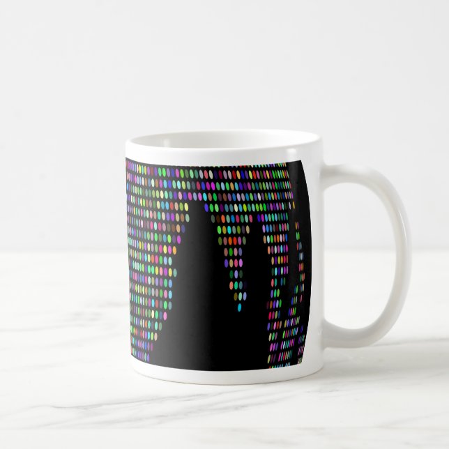 Caneca De Café mapa mundial do planeta Terra (Direita)