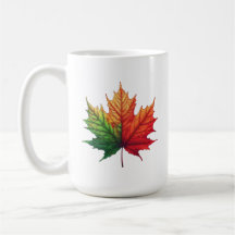 Maple Fall Leaf Large Classic Cerâmica