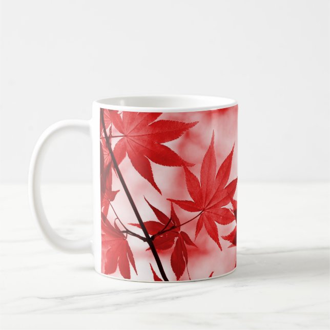 Caneca De Café Maple Trees Folha Design- 29997 (Esquerda)