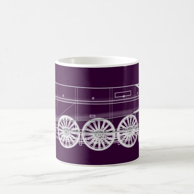 Caneca De Café Máquina a Vapor (Centro)