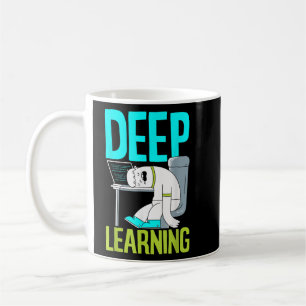 Caneca De Café Máquina Artificial de Inteligência Artificial, Eng