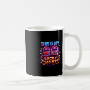 Caneca De Café Máquina Caça-Níqueis Cassino Sortudo Las Vegas Ama