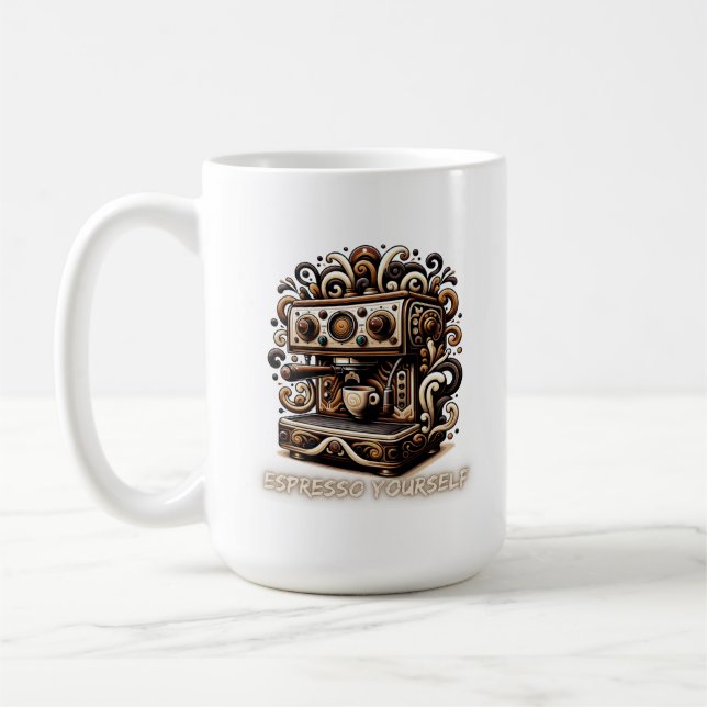 Caneca De Café Máquina de Café (Esquerda)