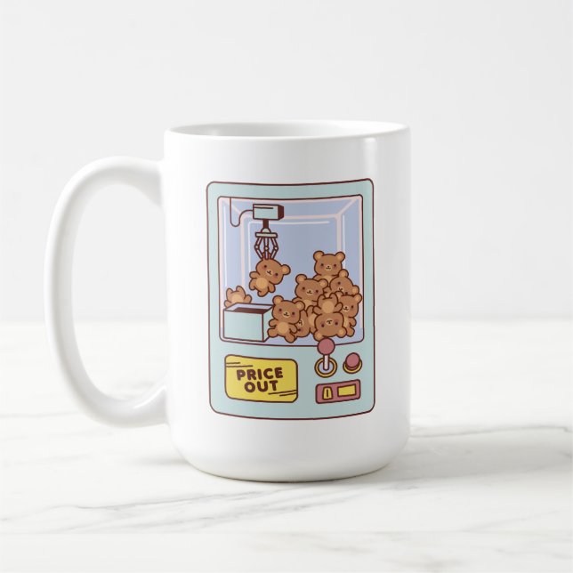 CANECA DE CAFÉ MÁQUINA DE CLASSE DE URSO TEDDY (Esquerda)