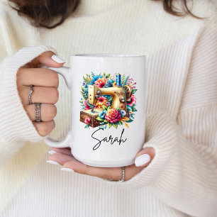 Caneca De Café Máquina de Costura Bonita