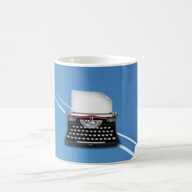 Caneca De Café Máquina de escrever (Centro)