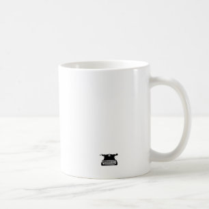 Caneca De Café máquina de escrever do clássico do vintage