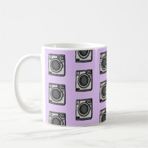 Caneca De Café Máquina de Lavar Desajeitada