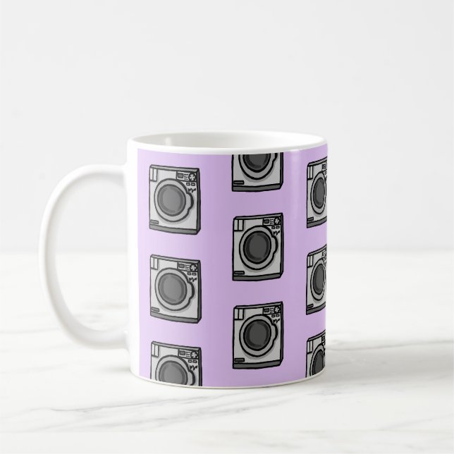 Caneca De Café Máquina de Lavar Desajeitada (Esquerda)