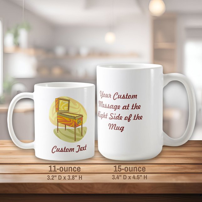 Caneca De Café Máquina de pinball (Criador carregado)