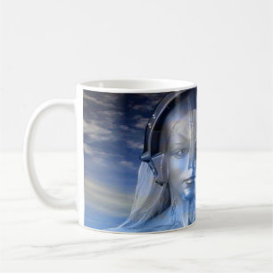Caneca De Café Máquina Prateada