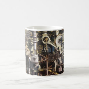 Caneca De Café Máquinas mecânicas da maquinaria de Steampunk