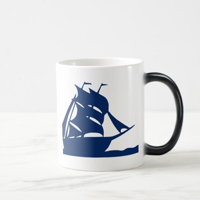 Caneca De Café mar barco mar oceano lago mar  (Direita)