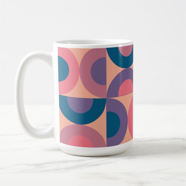 Caneca De Café Mar de Coral Moderno do Século médio (Esquerda)