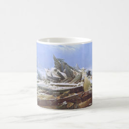 Caneca De Café Mar de Gelo (por Caspar David Friedrich)