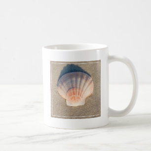 Caneca De Café Mar Shell que coloca no Sandy Beach