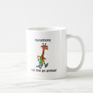 Caneca De Café Maratona bonito e engraçada