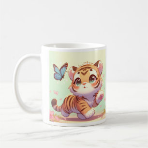 Caneca De Café Maravilha nos olhos de uma Kitten