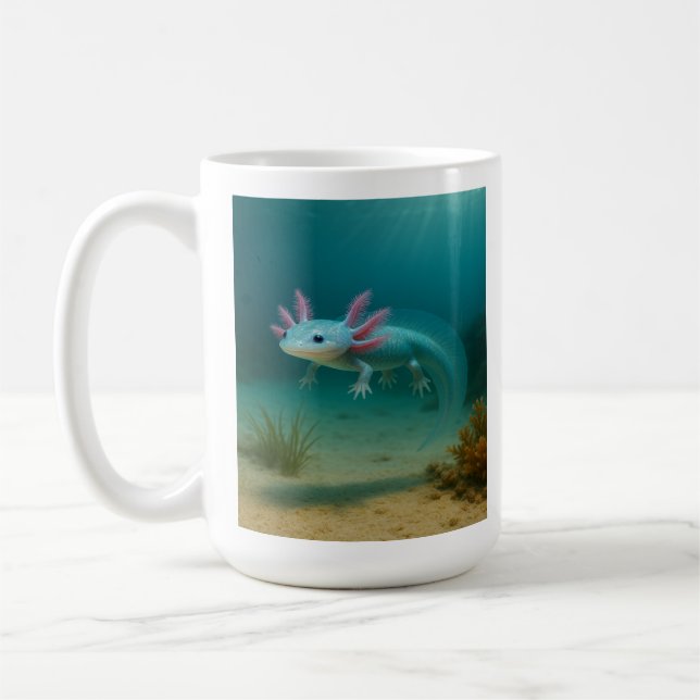 Caneca De Café Maravilha Submarina: O Axolotl (Esquerda)