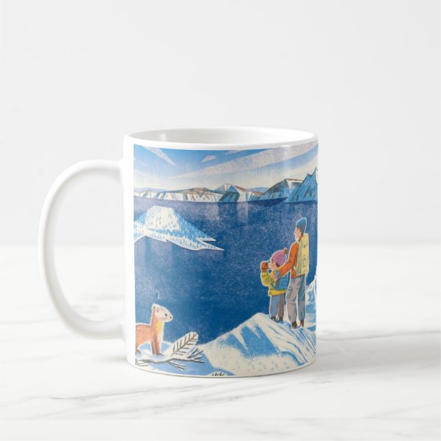 Caneca De Café Maravilhas do Inverno – Uma Aventura Mágica na Mon (Esquerda)