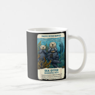 Caneca De Café Maravilhas do oceano Pacífico fatos maravilhosos d