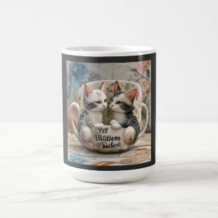 Caneca De Café Maravilhas dos Bigodes: Amizade Felina é Para Semp