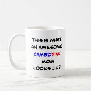 Caneca De Café maravilhosa mãe cambojana