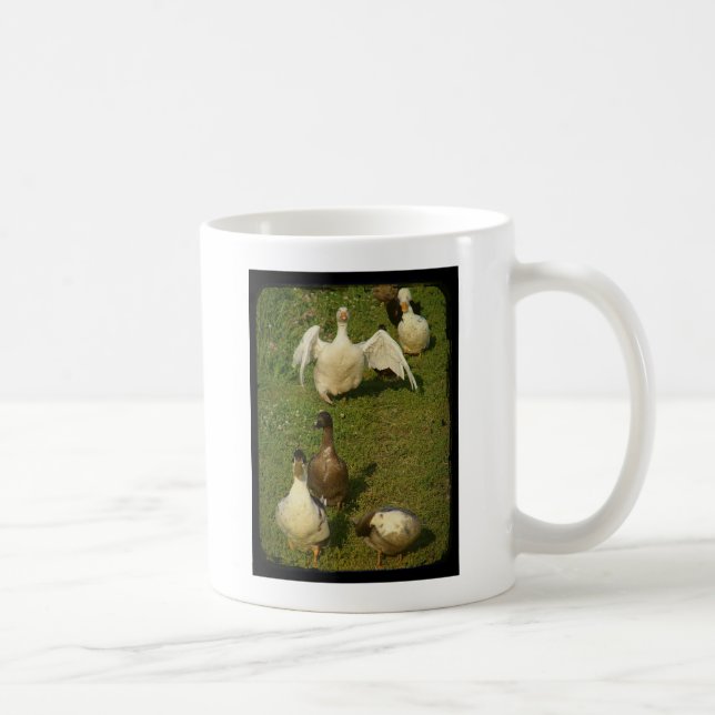 Caneca De Café Maravilhosa Waterfowl (Direita)
