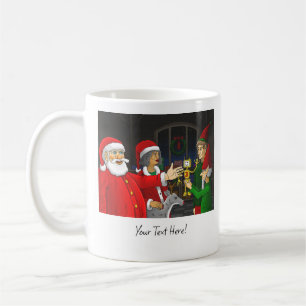 Caneca De Café Maravilhoso Workshop do Papai Noel