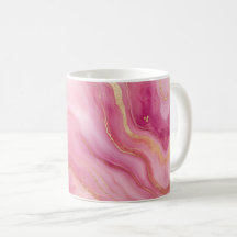 Marble Elegante rosa e Dourado