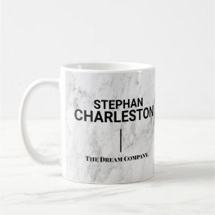 Caneca De Café Marble Moderno