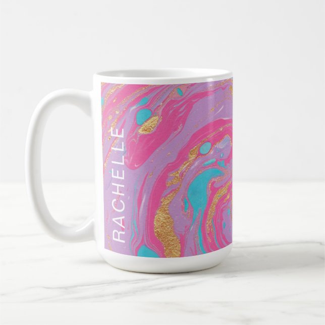 Caneca De Café Marbled Swirl (Esquerda)